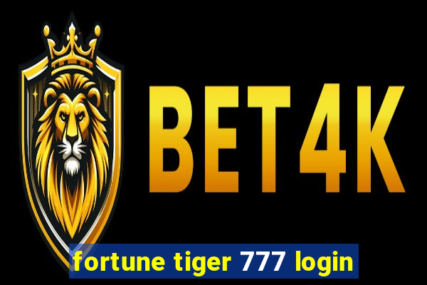 fortune tiger 777 login